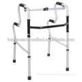 CE Certificated aluminum walker with two wheels